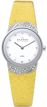 

Швейцарские наручные женские часы Skagen 818SSLY. Коллекция Flower Power