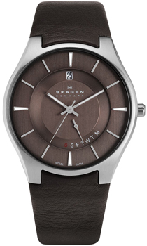 

Швейцарские наручные мужские часы Skagen 989XLSLD. Коллекция Leather