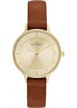 

Швейцарские наручные женские часы Skagen SKW2147. Коллекция Leather