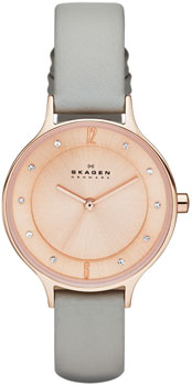 

Швейцарские наручные женские часы Skagen SKW2148. Коллекция Leather
