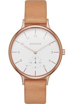 

Швейцарские наручные женские часы Skagen SKW2405. Коллекция Leather