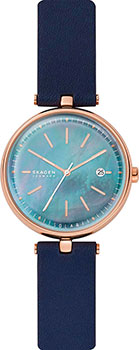 

Швейцарские наручные женские часы Skagen SKW2981. Коллекция Leather