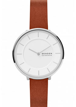 Швейцарские наручные  женские часы Skagen SKW3015. Коллекция Leather - фото 1