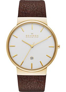 

Швейцарские наручные мужские часы Skagen SKW6142. Коллекция Leather