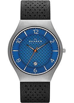 

Швейцарские наручные мужские часы Skagen SKW6148. Коллекция Leather
