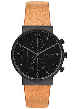 

Швейцарские наручные мужские часы Skagen SKW6359. Коллекция Leather