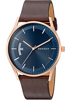 

Швейцарские наручные мужские часы Skagen SKW6395. Коллекция Leather