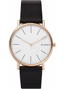 Швейцарские наручные  мужские часы Skagen SKW6430. Коллекция Leather - фото 1