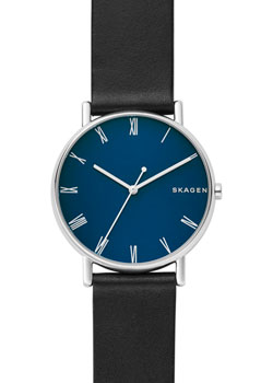 Швейцарские наручные  мужские часы Skagen SKW6434. Коллекция Leather - фото 1