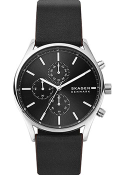 

Швейцарские наручные мужские часы Skagen SKW6677. Коллекция Leather