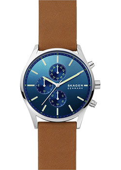 

Швейцарские наручные мужские часы Skagen SKW6732. Коллекция Leather