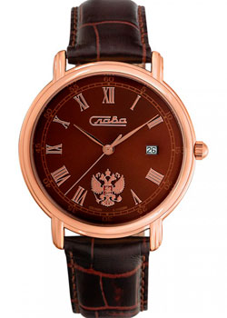 Российские наручные  мужские часы Slava 1483846-300-GM10. Коллекция Премьер - фото 1