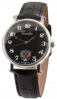 

Российские наручные мужские часы Slava 8091046-300-2409. Коллекция Премьер
