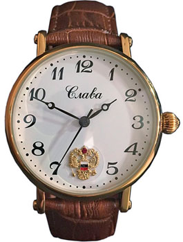 Российские наручные  мужские часы Slava 8099677-300-2409.B. Коллекция Премьер - фото 1