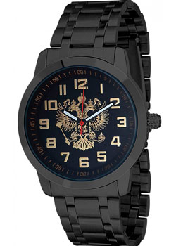 Российские наручные  мужские часы Slava C2974404-2035-100. Коллекция Атака - фото 1