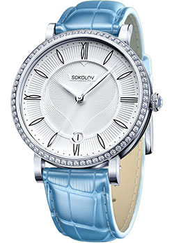 

fashion наручные женские часы Sokolov 102.30.00.001.01.05.2. Коллекция Enigma