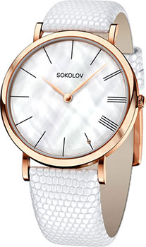

fashion наручные женские часы Sokolov 104.01.00.000.02.02.2. Коллекция Harmony