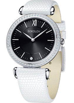 

fashion наручные женские часы Sokolov 106.30.00.001.02.02.2. Коллекция Perfection