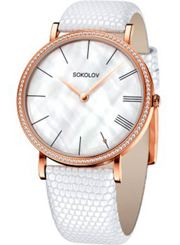 

fashion наручные женские часы Sokolov 110.01.00.001.02.02.2. Коллекция Harmony