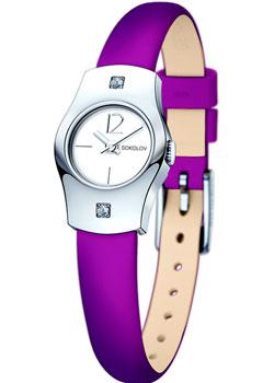 

fashion наручные женские часы Sokolov 123.30.00.001.04.06.2. Коллекция Why Not