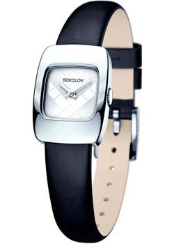 

fashion наручные женские часы Sokolov 124.30.00.000.04.01.2. Коллекция Why Not