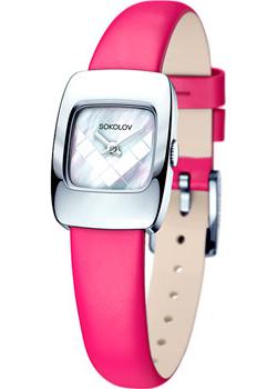 

fashion наручные женские часы Sokolov 124.30.00.000.05.05.2. Коллекция Why Not
