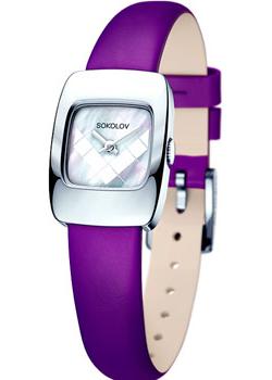 

fashion наручные женские часы Sokolov 124.30.00.000.05.06.2. Коллекция Why Not