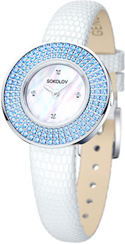 fashion наручные  женские часы Sokolov 128.30.00.003.01.01.2. Коллекция Imagine - фото 1