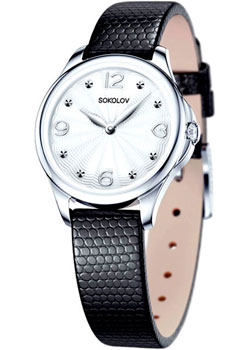 fashion наручные  женские часы Sokolov 136.30.00.000.01.01.2. Коллекция Flirt - фото 1