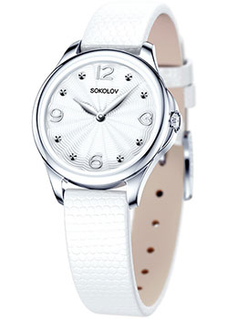 

fashion наручные женские часы Sokolov 136.30.00.000.01.02.2. Коллекция Flirt