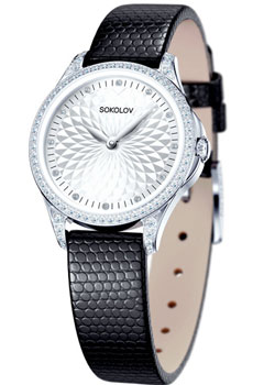 fashion наручные  женские часы Sokolov 137.30.00.001.03.01.2. Коллекция Flirt - фото 1