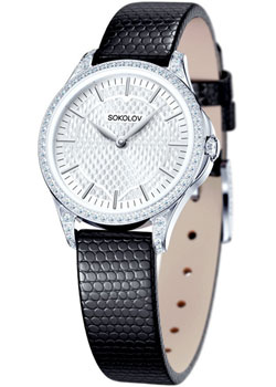 

fashion наручные женские часы Sokolov 137.30.00.001.05.01.2. Коллекция Flirt