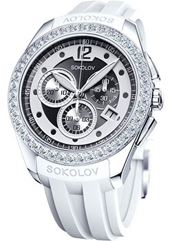 fashion наручные  женские часы Sokolov 149.30.00.001.04.06.2. Коллекция Gran Turismo - фото 1