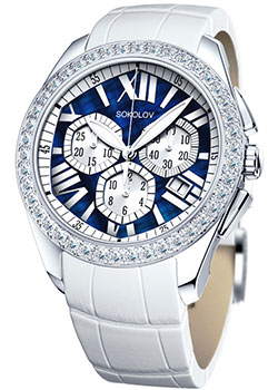 

fashion наручные женские часы Sokolov 149.30.00.001.09.02.2. Коллекция Gran Turismo