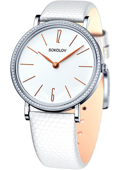 

fashion наручные женские часы Sokolov 153.30.00.001.05.02.2. Коллекция Harmony
