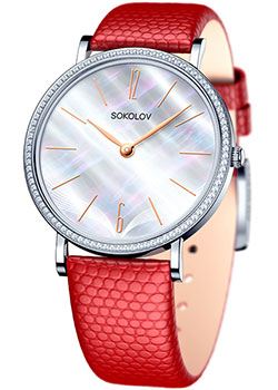 fashion наручные  женские часы Sokolov 153.30.00.001.06.04.2. Коллекция Harmony - фото 1