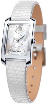 

fashion наручные женские часы Sokolov 156.30.00.000.04.02.2. Коллекция Flirt