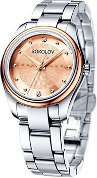 fashion наручные  женские часы Sokolov 158.01.71.000.02.01.2. Коллекция Unity - фото 1