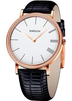 

fashion наручные женские часы Sokolov 210.01.00.100.01.01.2. Коллекция Harmony