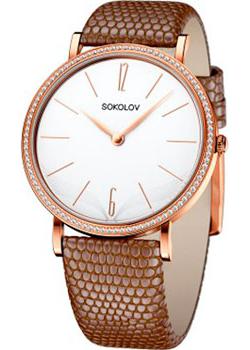 

fashion наручные женские часы Sokolov 210.01.00.100.05.03.2. Коллекция Harmony