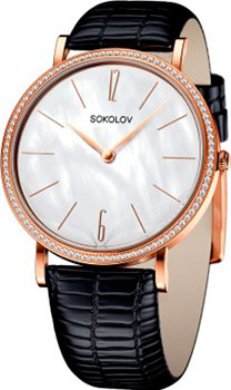 

fashion наручные женские часы Sokolov 210.01.00.100.06.01.2. Коллекция Harmony