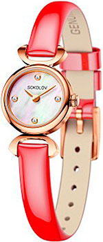 

fashion наручные женские часы Sokolov 212.01.00.000.01.07.3. Коллекция About You