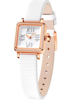 

fashion наручные женские часы Sokolov 232.01.00.001.01.02.2. Коллекция Diva