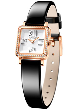 

fashion наручные женские часы Sokolov 232.01.00.001.01.04.2. Коллекция Diva