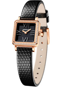 

fashion наручные женские часы Sokolov 232.01.00.100.02.01.2. Коллекция Diva