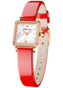 

fashion наручные женские часы Sokolov 232.01.00.100.05.06.2. Коллекция Diva