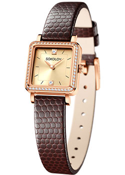 

fashion наручные женские часы Sokolov 232.01.00.100.06.07.2. Коллекция Diva