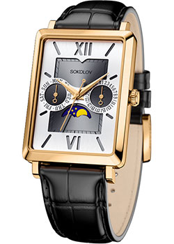 

fashion наручные мужские часы Sokolov 233.02.00.000.03.01.3. Коллекция Credo