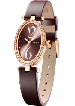 

fashion наручные женские часы Sokolov 236.01.00.100.07.08.2. Коллекция Allure