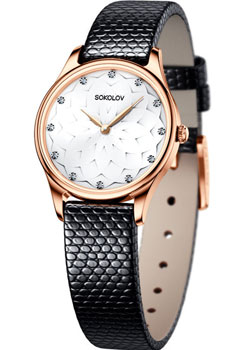 

fashion наручные женские часы Sokolov 238.01.00.000.08.01.2. Коллекция Ideal